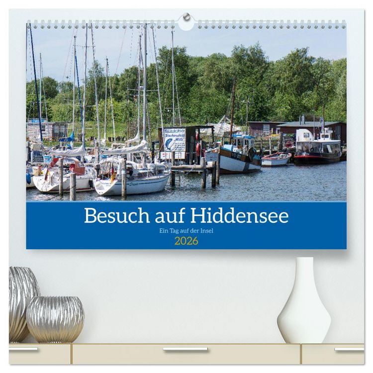 Produktbild: Besuch auf Hiddensee (hochwertiger Premium Wandkalender 2026 DIN A2 quer), Kunstdruck in Hochglanz