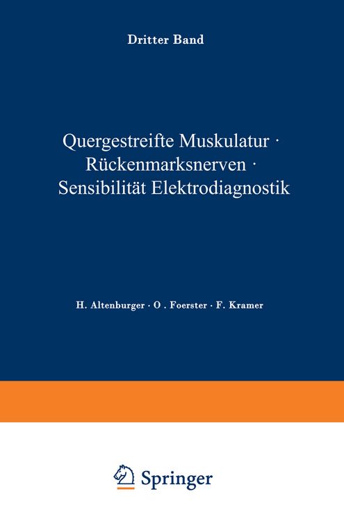 Produktbild: Quergestreifte Muskulatur &middot; R&uuml;ckenmarksnerven &middot; Sensibilit&auml;t Elektrodiagnostik
