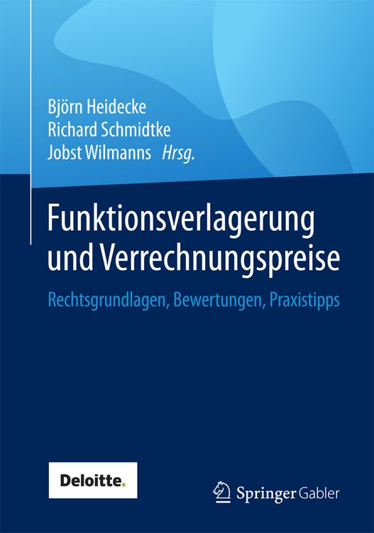 Produktbild: Funktionsverlagerung und Verrechnungspreise
