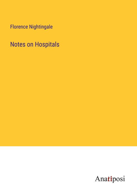 Produktbild: Notes on Hospitals