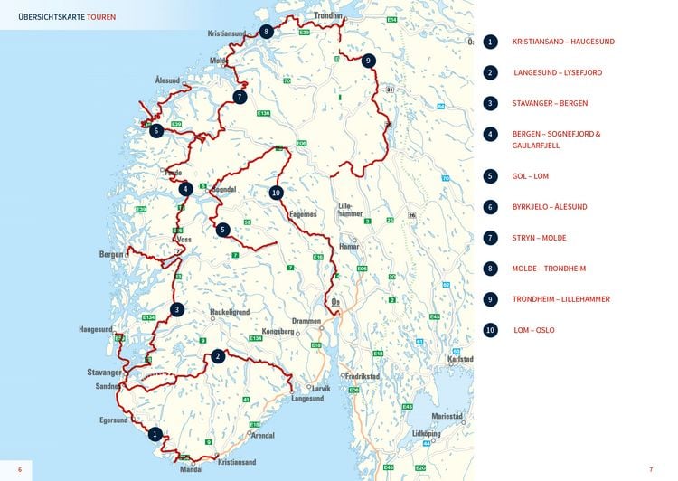 Produktbild: Motorrad Reisef&uuml;hrer Fjord-Norwegen