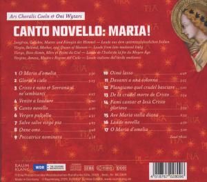 Produktbild: Canto Novello: Maria!