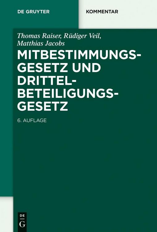 Produktbild: Mitbestimmungsgesetz und Drittelbeteiligungsgesetz