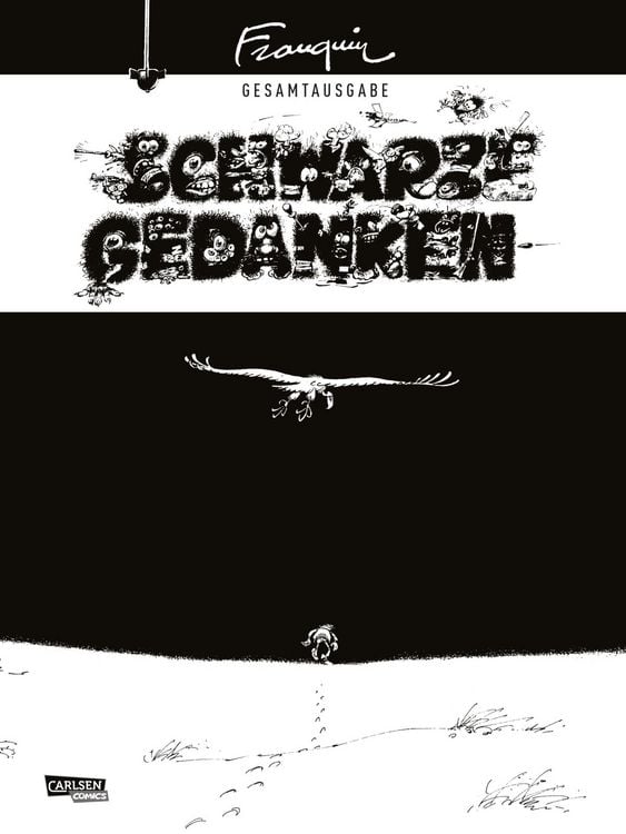 Produktbild: Schwarze Gedanken Gesamtausgabe (Hochwertige Jubiläumsedition 100 Jahre Franquin)
