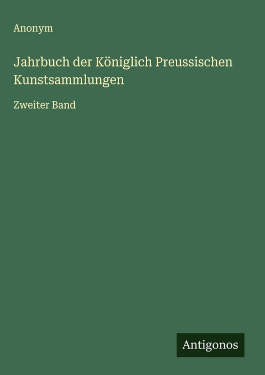Produktbild: Jahrbuch der K&ouml;niglich Preussischen Kunstsammlungen