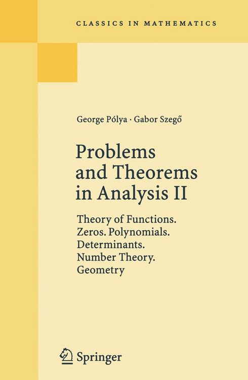 Produktbild: Problems and Theorems in Analysis II