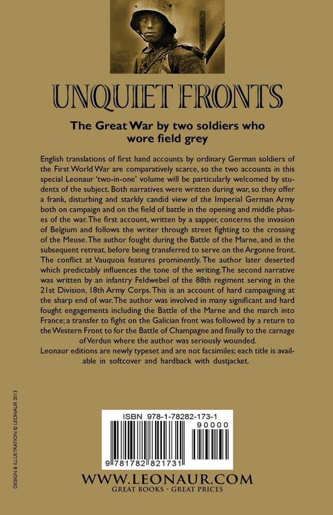 Produktbild: Unquiet Fronts