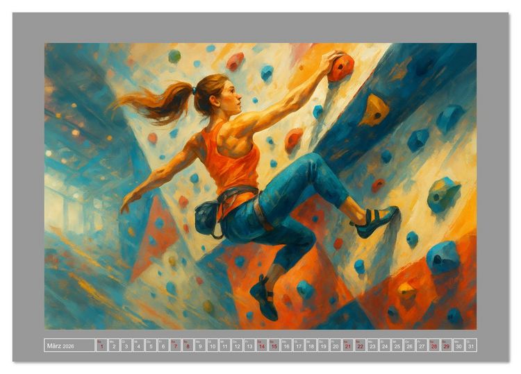 Produktbild: motionART Der Augenblick z&auml;hlt (Tischkalender 2026 DIN A5 quer), CALVENDO Monatskalender