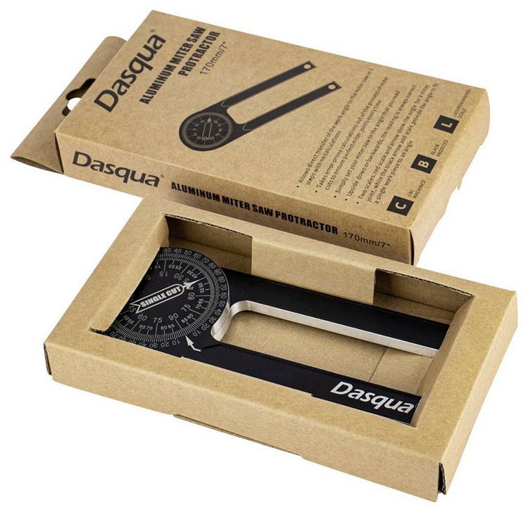 Produktbild: Dasqua 1804-1006 Gehrungss&auml;gen-Winkelmesser 90&deg;