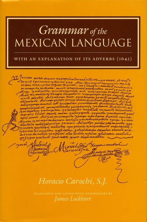 Produktbild: Grammar of the Mexican Language with an Explanation of Its Adverbs