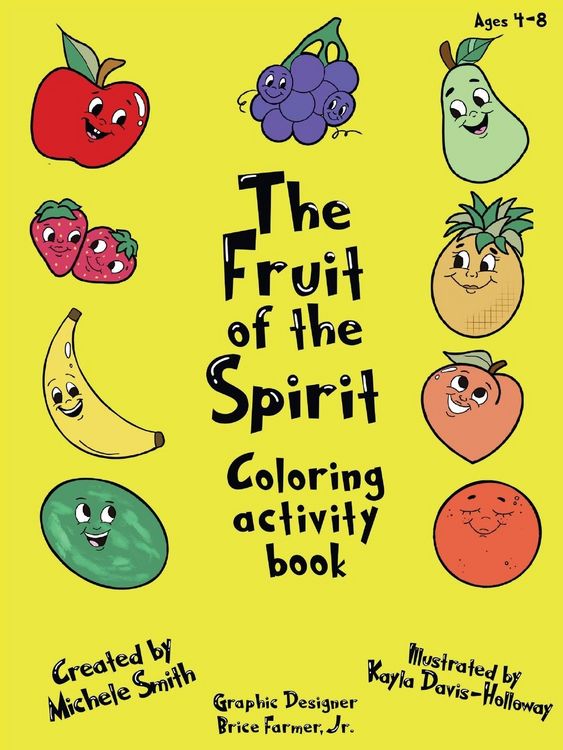 Produktbild: The Fruit of the Spirit coloring activity book