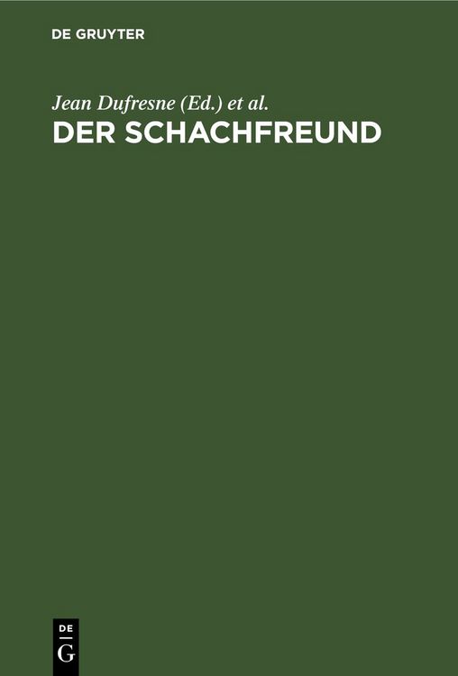 Produktbild: Der Schachfreund