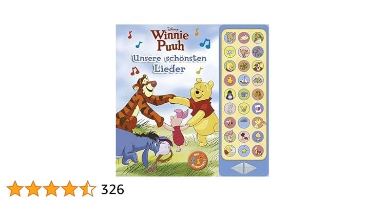 Produktbild: Soundbuch, Winnie Puuh, Unsere sch&ouml;nsten Lieder (X)