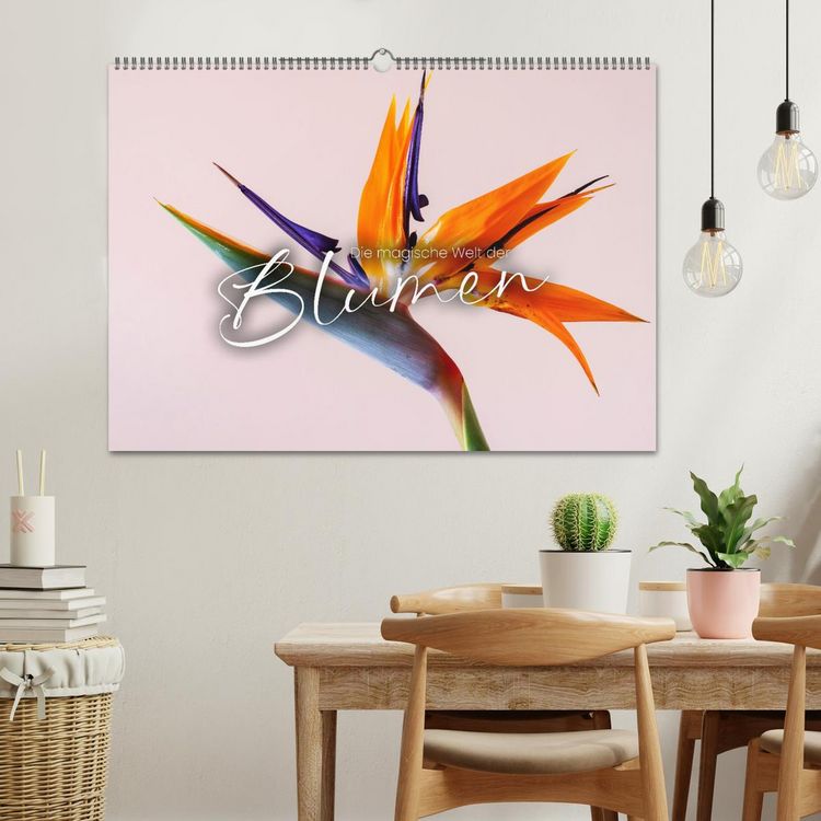 Produktbild: Die magische Welt der Blumen (Wandkalender 2026 DIN A2 quer), CALVENDO Monatskalender