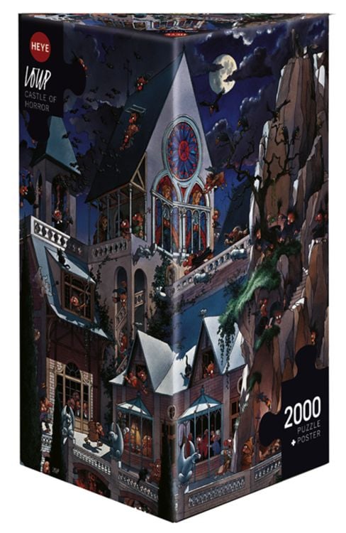 Bild vom Artikel Heye - Dreieckspuzzle - Loup Castle of Horror, 2000 Teile vom Autor Jean-Jacques Loup
