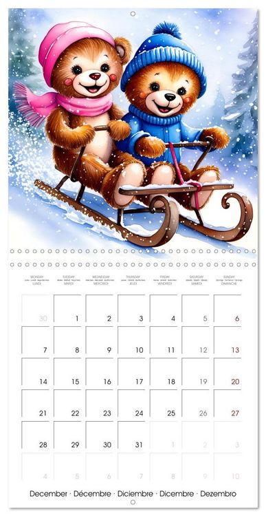 Produktbild: Mr. and Mrs. Fluff (Wall Calendar 2026 12 &times; 12 Inch) CALVENDO 12 Month Wall Calendar