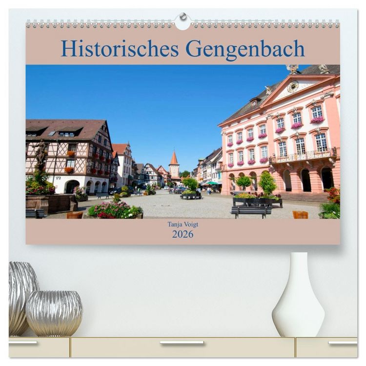 Produktbild: Historisches Gengenbach (hochwertiger Premium Wandkalender 2026 DIN A2 quer), Kunstdruck in Hochglanz