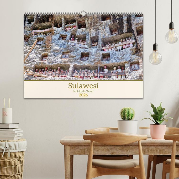 Produktbild: Sulawesi Im Reich der Torajas (Wandkalender 2026 DIN A2 quer), CALVENDO Monatskalender