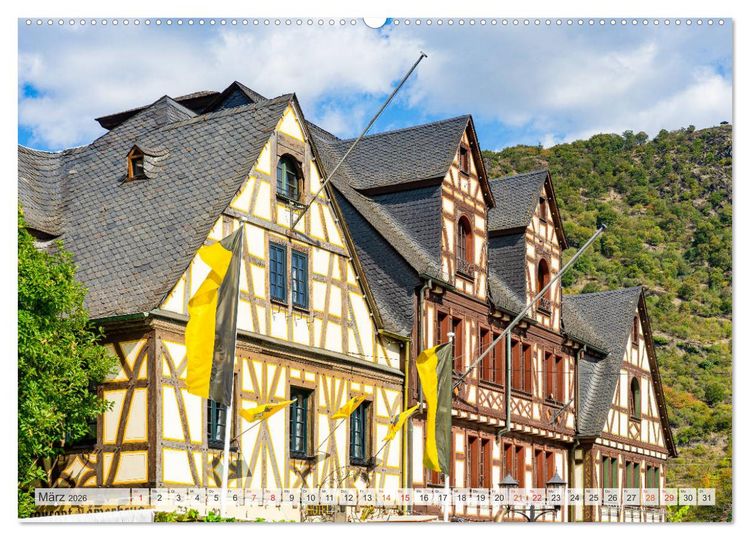 Produktbild: Oberwesel Impressionen (Wandkalender 2026 DIN A2 quer), CALVENDO Monatskalender