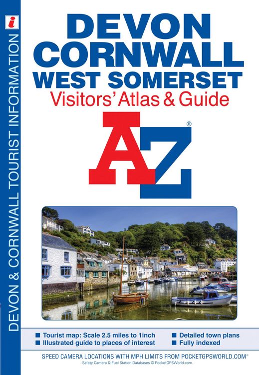Produktbild: Devon, Cornwall and West Somerset Visitors' Atlas