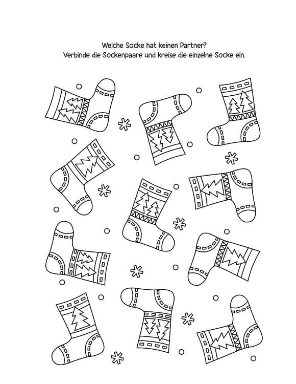 Produktbild: Mein R&auml;tsel-Mal-Spa&szlig; Weihnachten