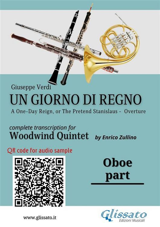 Produktbild: Oboe part of "Un giorno di regno" for Woodwind Quintet