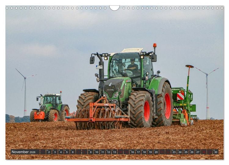 Produktbild: Landtechnik im Einsatz (Wandkalender 2026 DIN A3 quer), CALVENDO Monatskalender