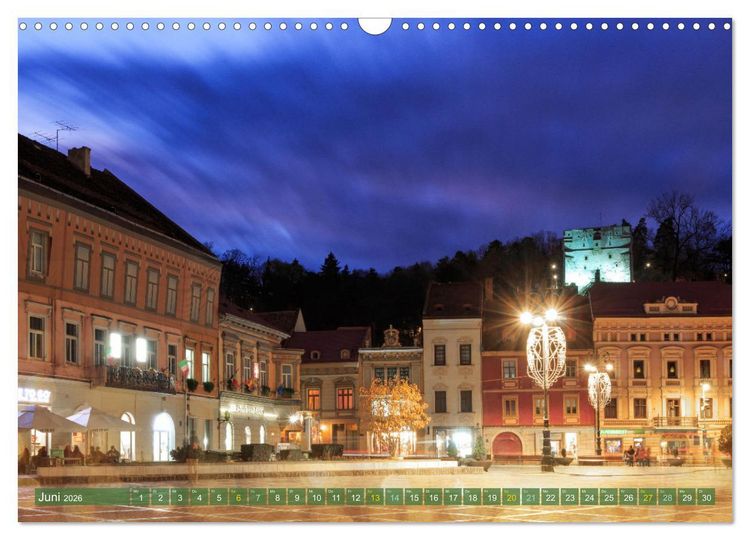 Produktbild: Zauberhaftes Brasov - Das Juwel Siebenb&uuml;rgens imitten der Karpaten (Wandkalender 2026 DIN A3 quer), CALVENDO Monatskalender