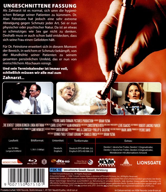 Produktbild: The Dentist (uncut)