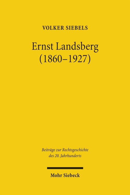 Produktbild: Ernst Landsberg (1860-1927)