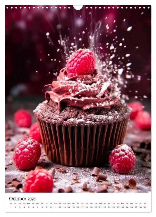 Produktbild: Yummy Cupcakes (Wall Calendar 2026 DIN A3 portrait), CALVENDO 12 Month Wall Calendar