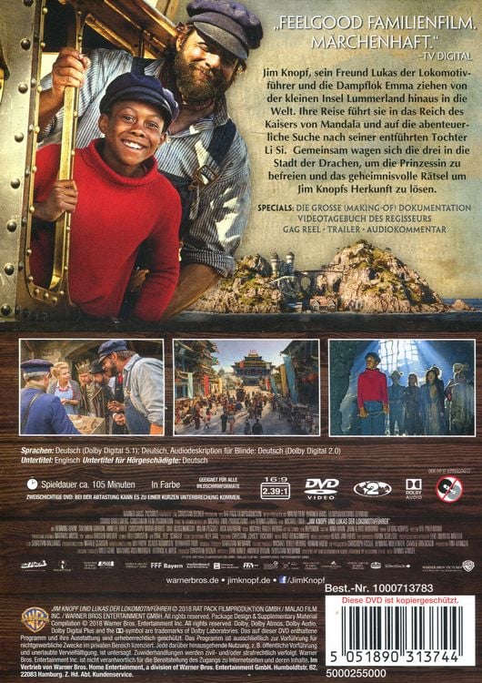 Jim Knopf & Lukas der Lokomotivführer als DVD kaufen