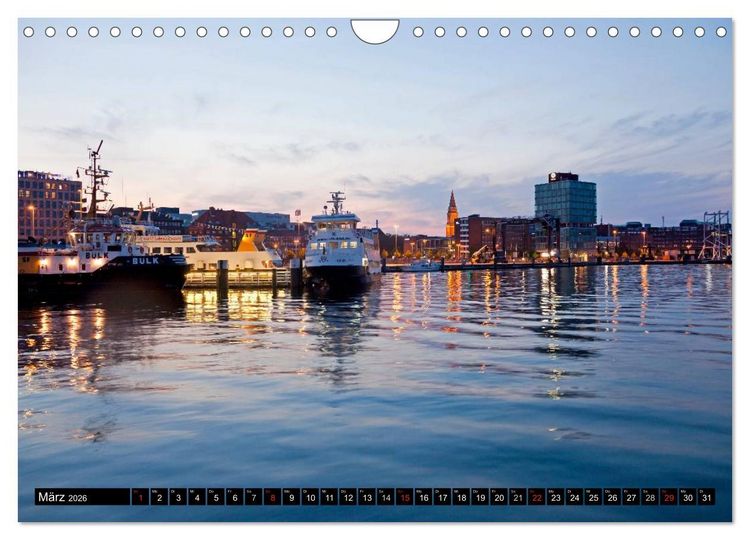Produktbild: Landeshauptstadt Kiel (Wandkalender 2026 DIN A4 quer), CALVENDO Monatskalender