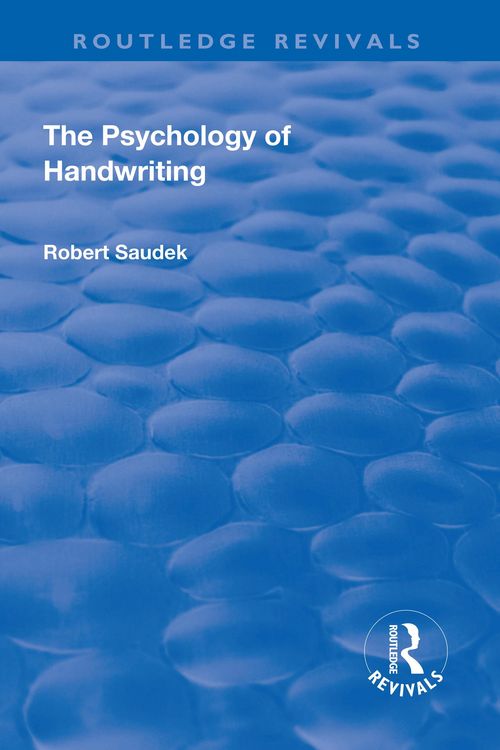 Produktbild: Revival: The Psychology of Handwriting (1925)