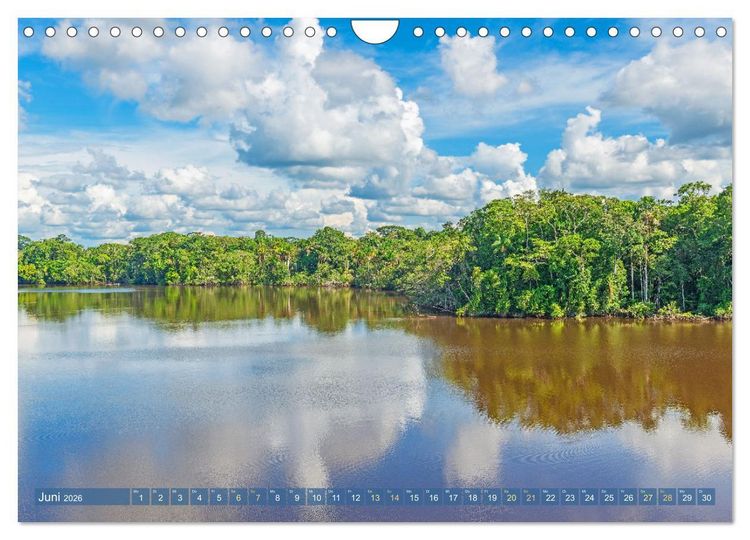 Produktbild: Der Amazonas: von den Anden zum Atlantik (Wandkalender 2026 DIN A4 quer), CALVENDO Monatskalender