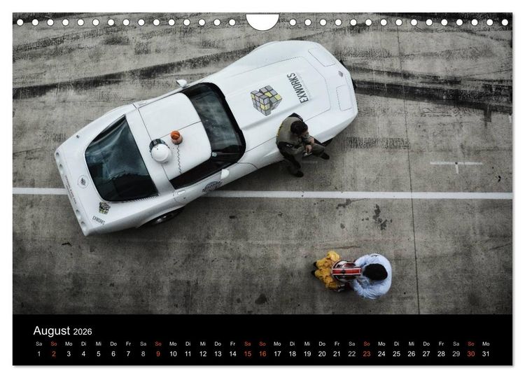 Produktbild: Raceday (Wandkalender 2026 DIN A4 quer), CALVENDO Monatskalender