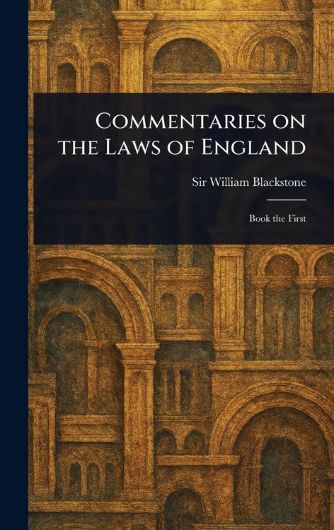 Produktbild: Commentaries on the Laws of England