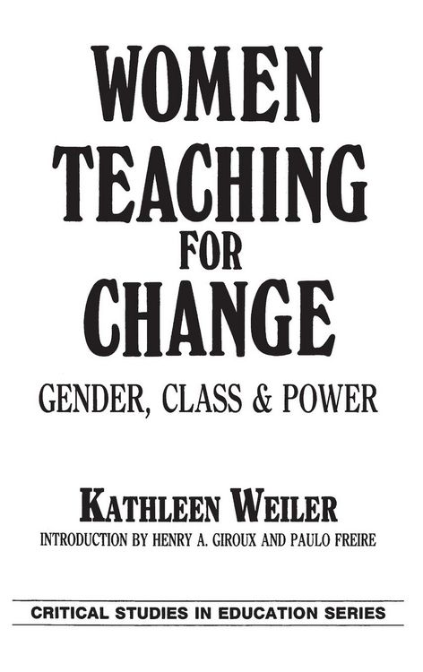 Produktbild: Women Teaching for Change