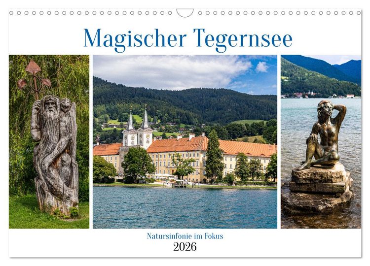 Produktbild: Magischer Tegernsee (Wandkalender 2026 DIN A3 quer), CALVENDO Monatskalender