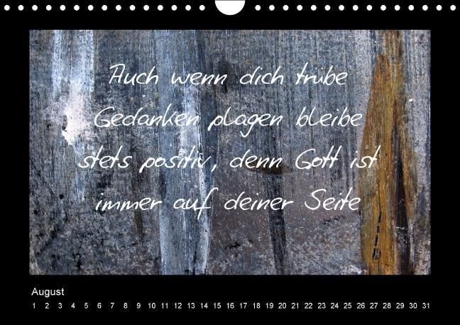 Produktbild: Monatsspr&uuml;che (Wandkalender immerw&auml;hrend DIN A4 quer)