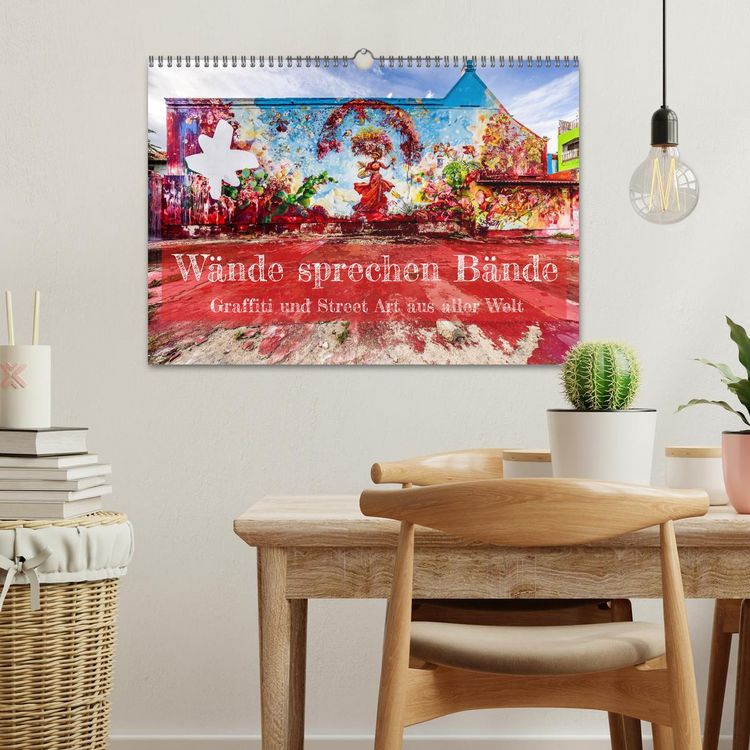 Produktbild: W&auml;nde sprechen B&auml;nde (Wandkalender 2026 DIN A3 quer), CALVENDO Monatskalender