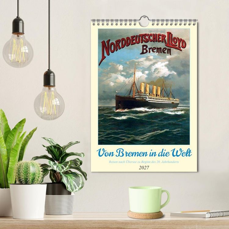 Produktbild: Von Bremen in die Welt - Reisen nach &Uuml;bersee zu Beginn des 20. Jahrhunderts (Wandkalender 2027 DIN A4 hoch), CALVENDO Monatskalender