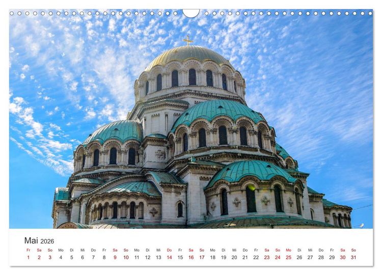 Produktbild: Bulgarien - Eine Reise zum Schwarzen Meer. (Wandkalender 2026 DIN A3 quer), CALVENDO Monatskalender