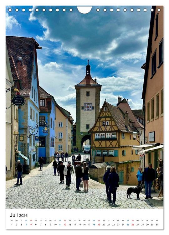 Produktbild: Romantik in Franken (Wandkalender 2026 DIN A4 hoch), CALVENDO Monatskalender