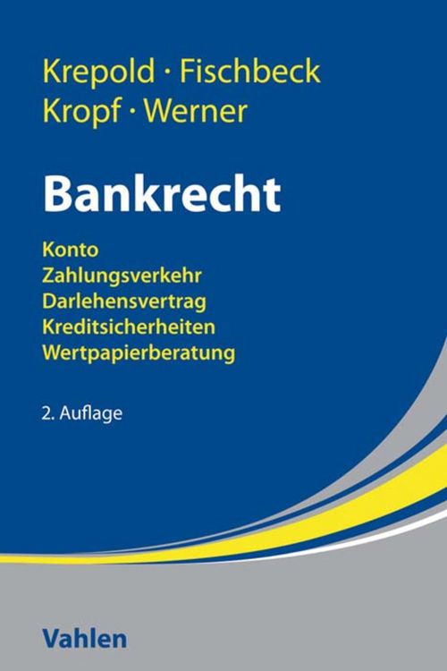 Produktbild: Bankrecht