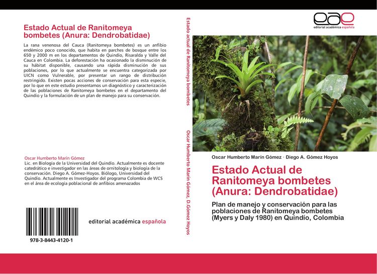 Produktbild: Estado Actual de Ranitomeya bombetes (Anura: Dendrobatidae)