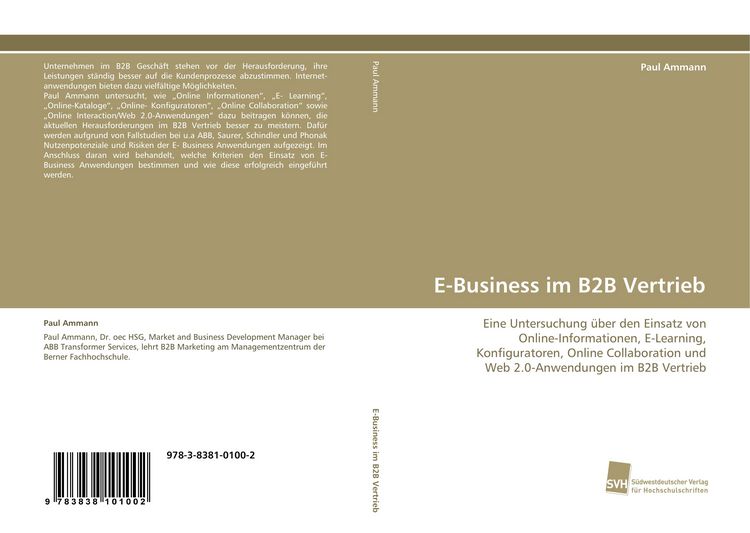 Produktbild: E-Business im B2B Vertrieb