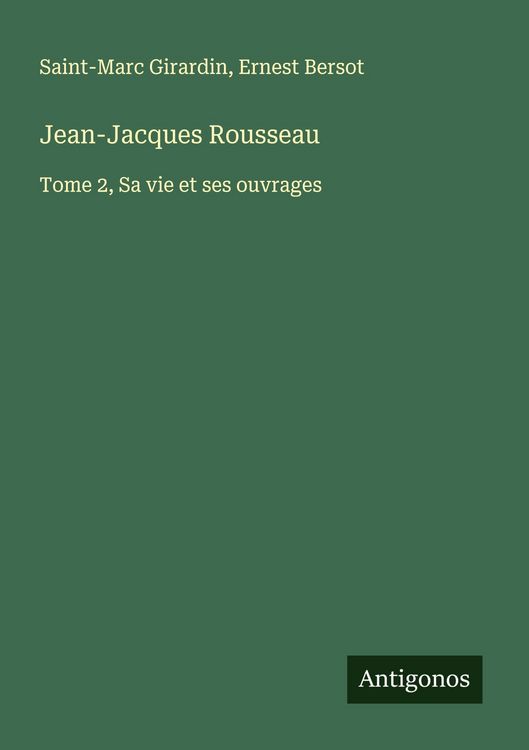 Produktbild: Jean-Jacques Rousseau