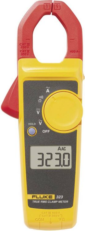 Produktbild: Fluke 323 Stromzange, Hand-Multimeter digital CAT III 600 V, CAT IV 300 V Anzeige (Counts): 4000