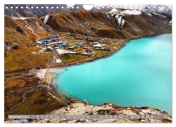 Produktbild: Himalayas high mountains adventure (Wall Calendar 2026 DIN A4 landscape), CALVENDO 12 Month Wall Calendar